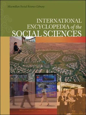 cover image of International Encyclopedia of the Social Sciences